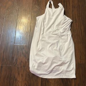 White exercise dress with matching shorts only wore once